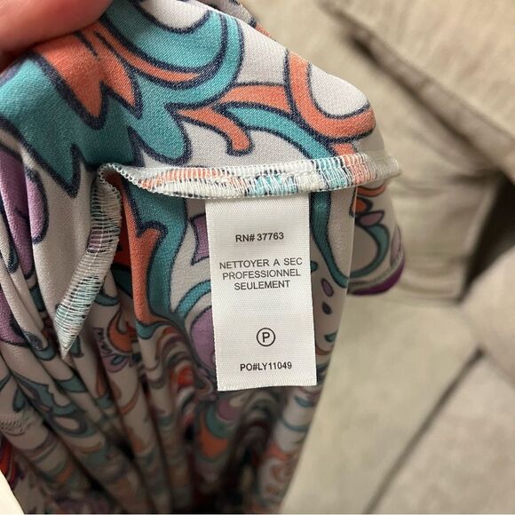 Laundry By Design Women’s Long Sleeve Mini Dress Multicolor size 12 - Picture 8 of 8